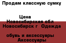 Продам классную сумку › Цена ­ 700 - Новосибирская обл., Новосибирск г. Одежда, обувь и аксессуары » Аксессуары   . Новосибирская обл.,Новосибирск г.